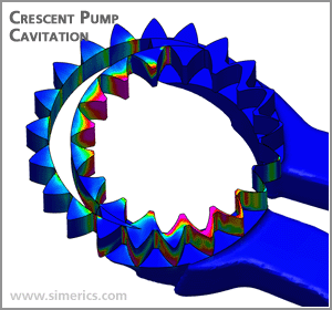 Crescent Pump Cavitation